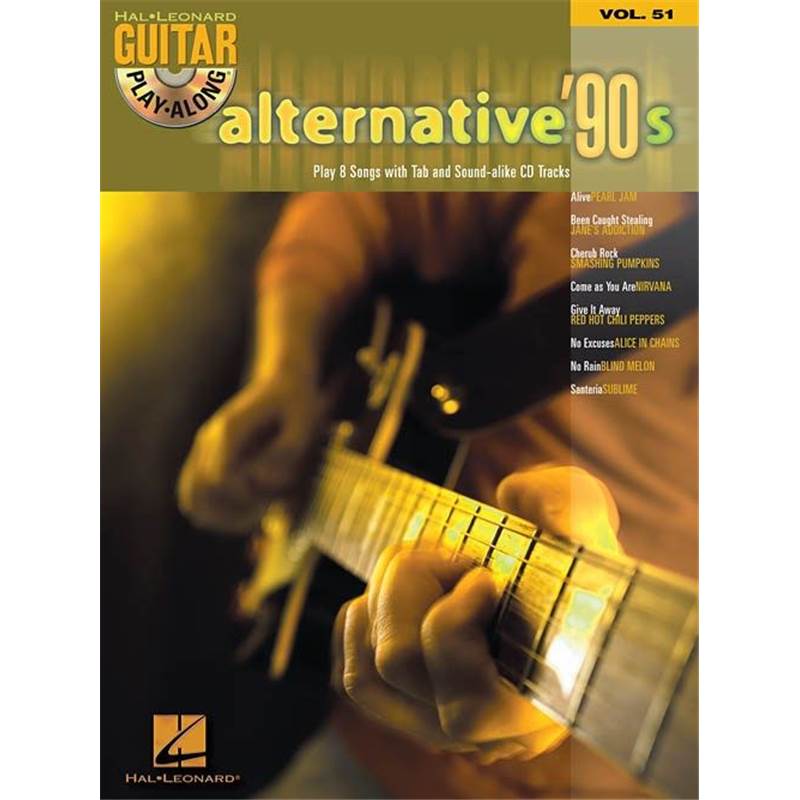 Compilation - Guitar Play Along Vol.051 Alternative 90s + Cd