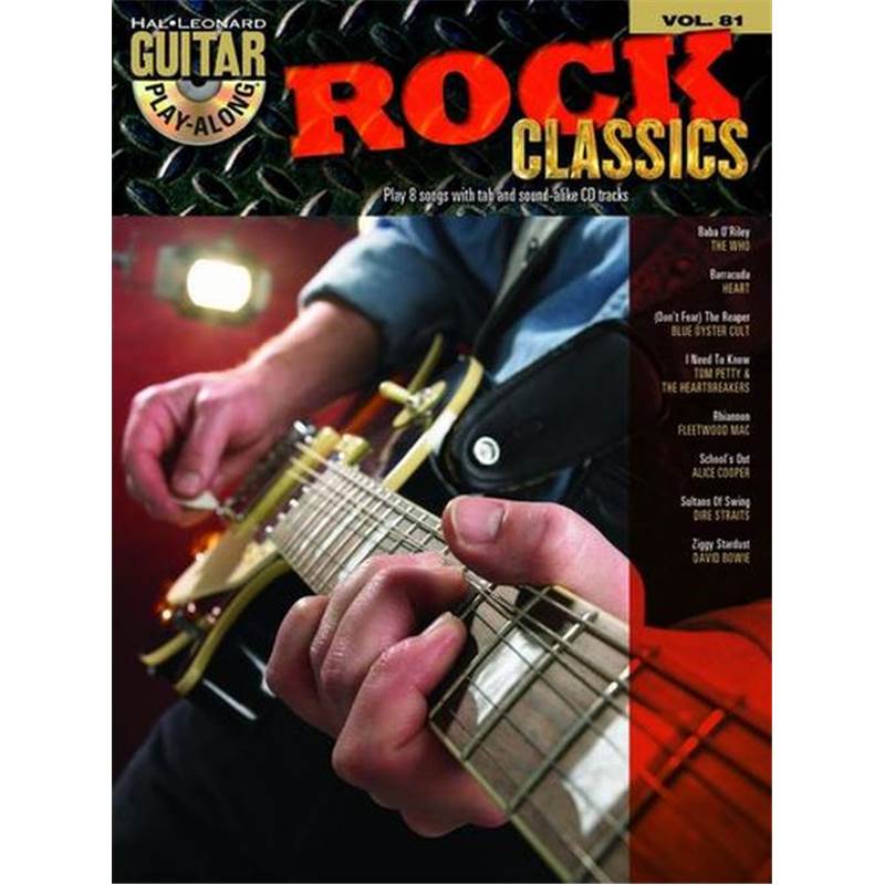 Compilation - Guitar Play Along Vol.081 Rock Classics + Cd
