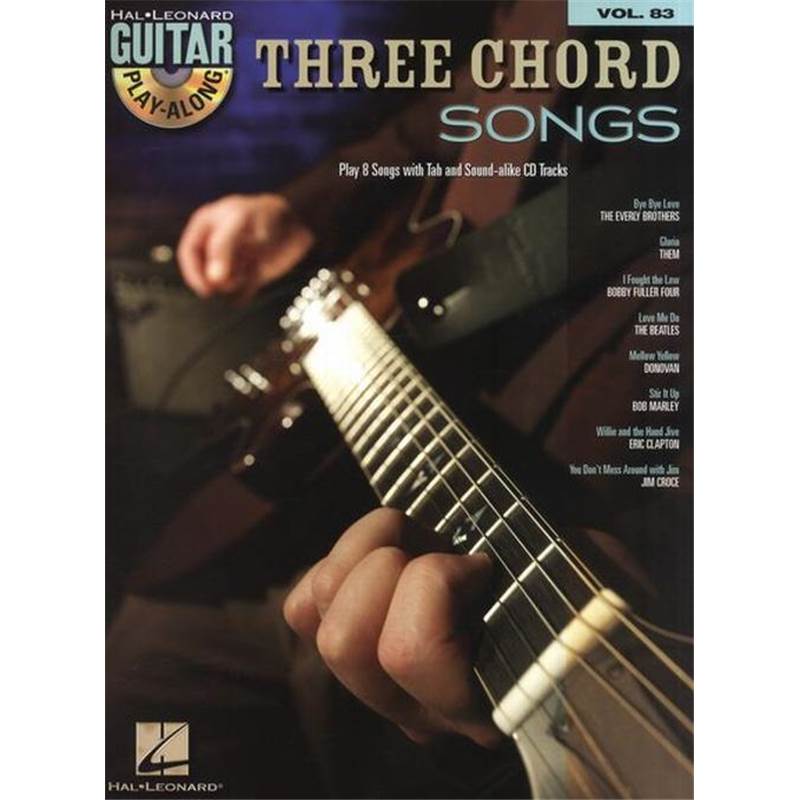 Compilation - Guitar Play Along Vol.083 Three Chord Songs + Cd