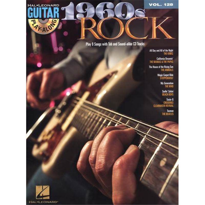 Compilation - Guitar Play Along Vol.128 1960s Rock + Cd
