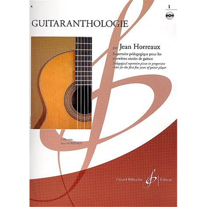 Compilation - Guitaranthologie Vol.1 Repertoire Pedagogique pour Guitare + Cd