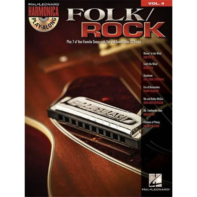 Compilation - Harmonica Play Along Vol.4 Folk / Rock + Cd