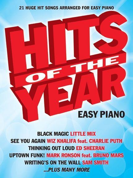 Compilation - Hits Of The Year 2015 Easy Piano