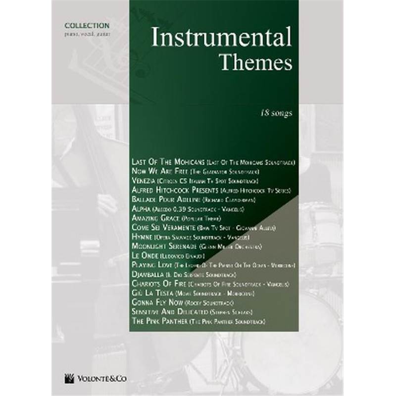 Compilation - Instrumental Movie Themes 18 Songs P/V/G