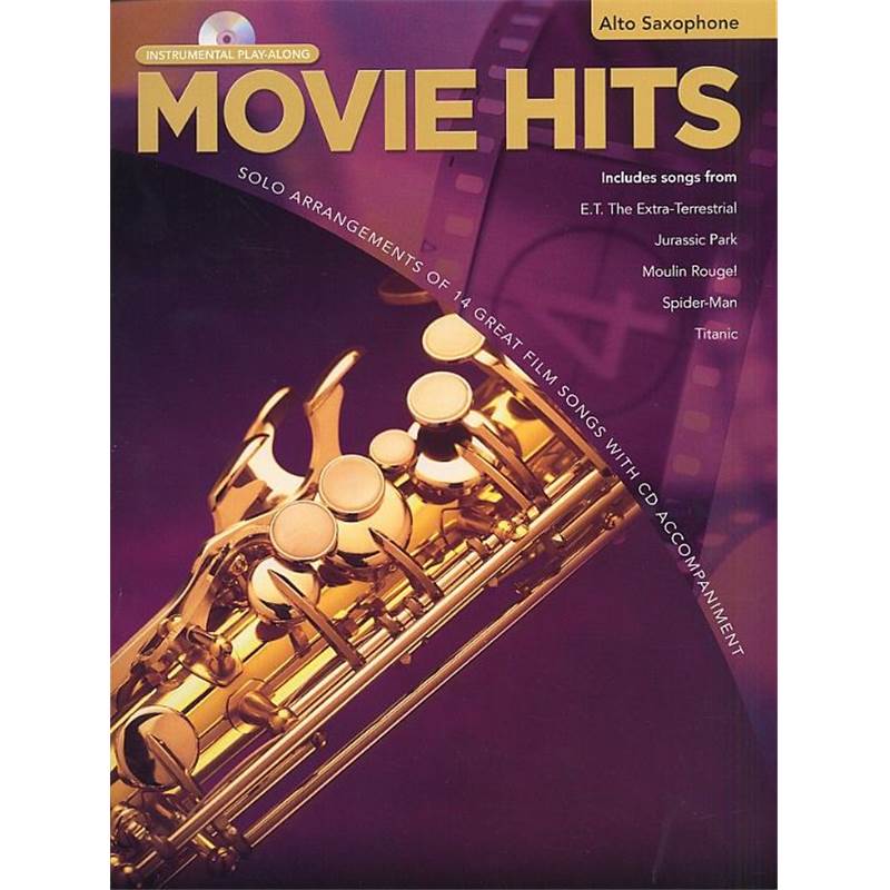 Compilation - Instrumental Play Along Movie Hits Saxophone Alto + Cd