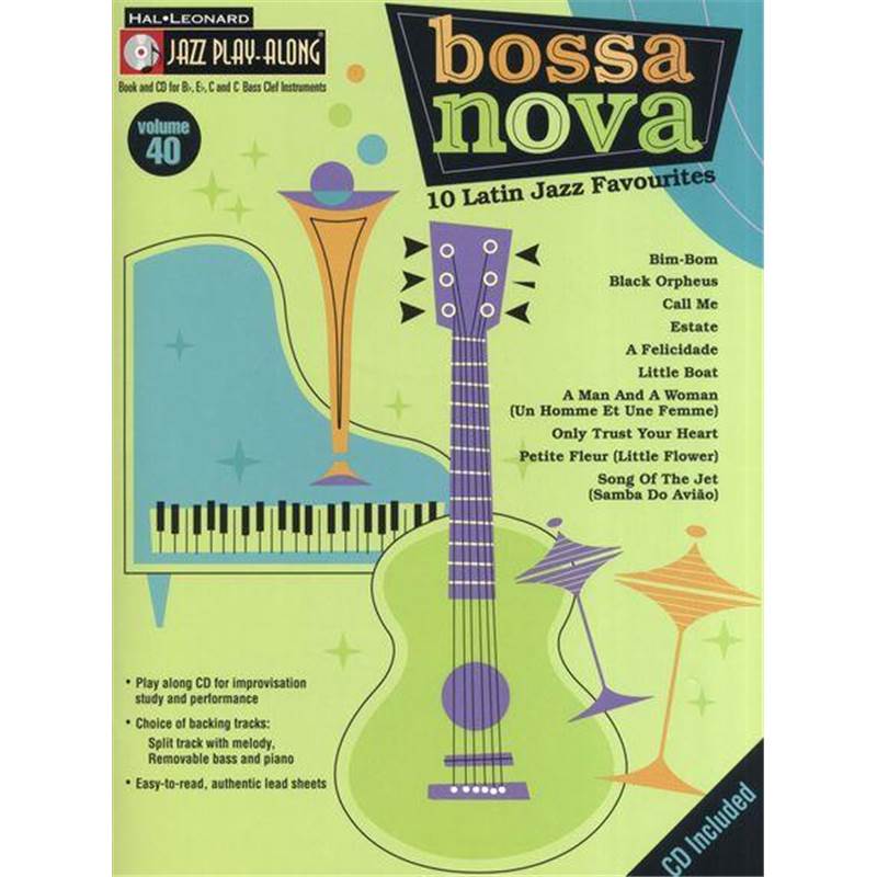 Compilation - Jazz Play Along Vol.040 Bossa Nova + Cd