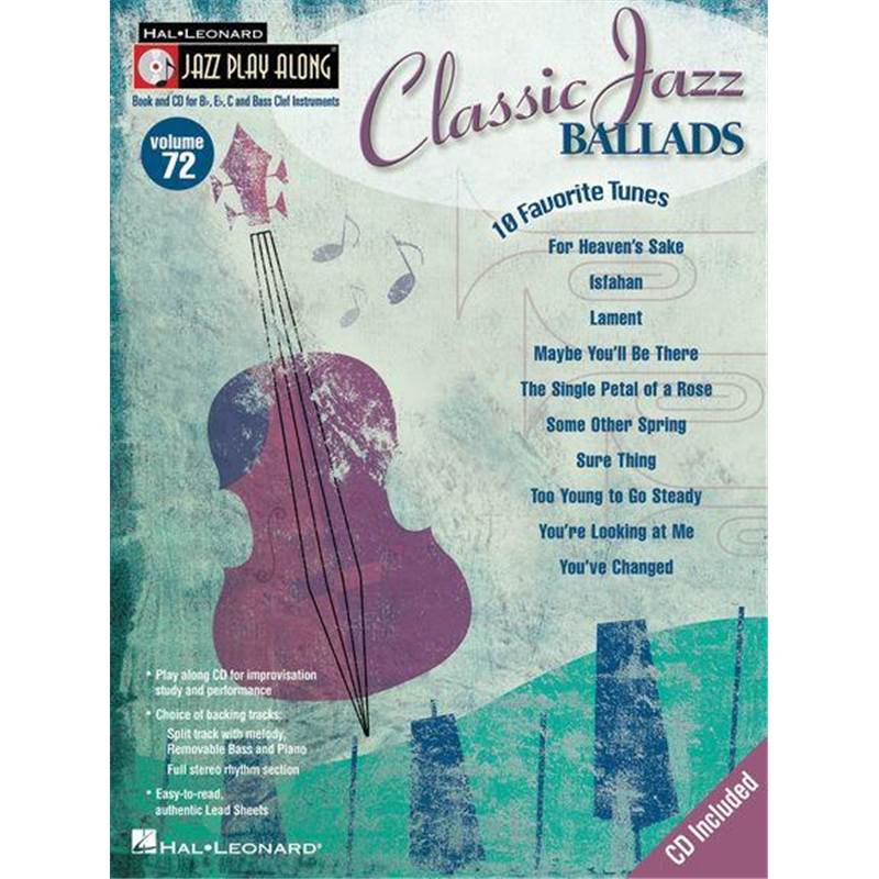 Compilation - Jazz Play Along Vol.072 Classic Jazz Ballads + Cd