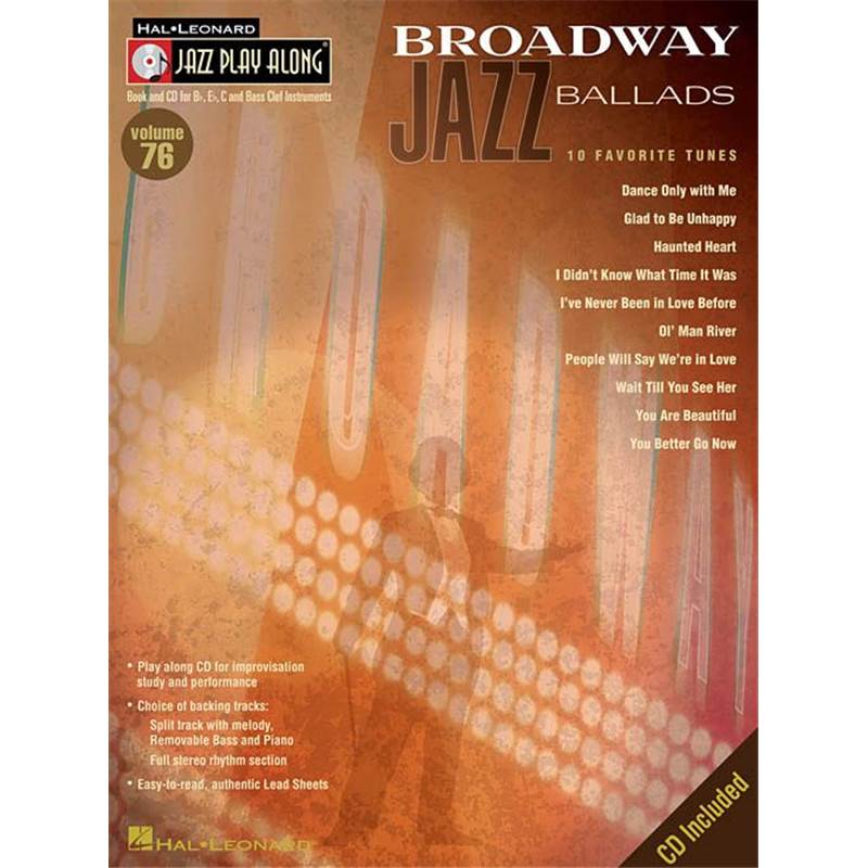 Compilation - Jazz Play Along Vol.076 Broadway Jazz Ballads + Cd