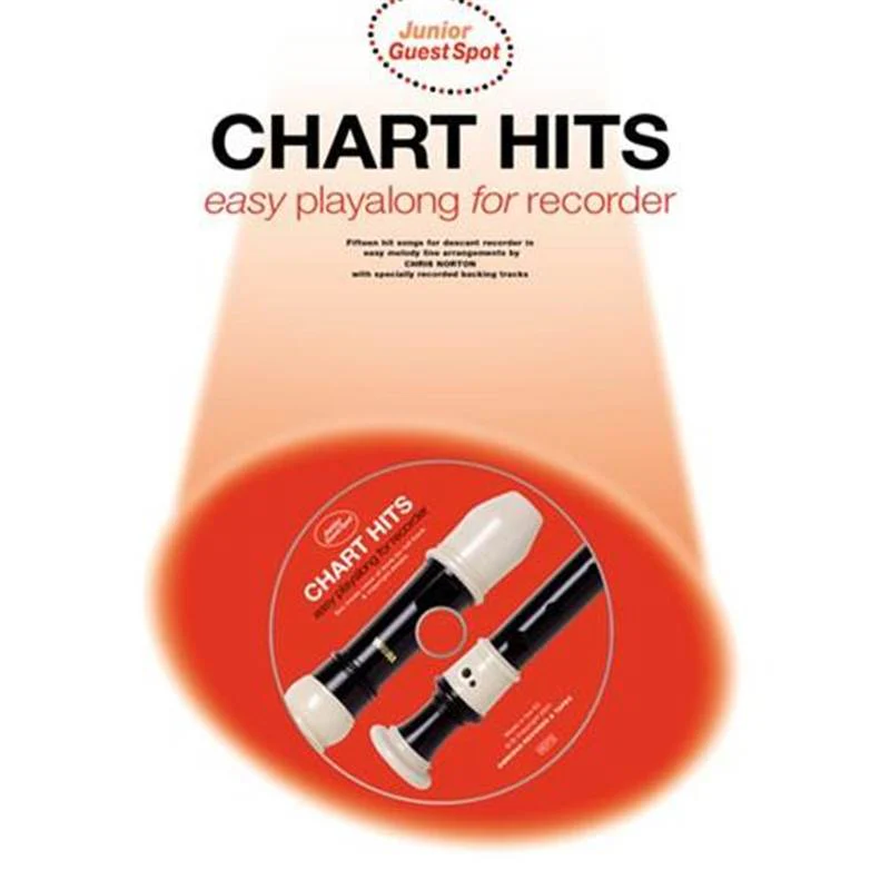 Compilation - Junior Guest Spot: Chart Hits Easy Play Along Flte A Bec + Cd