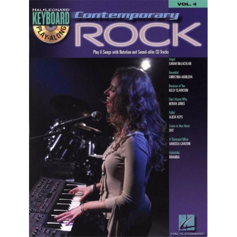 Compilation - Keyboard Play Along Vol.4 Contemporary Rock + Cd