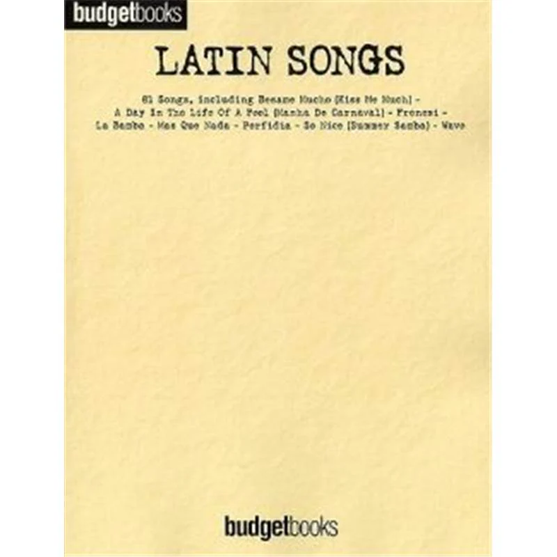 Compilation - Latin Songs 81 Songs P/V/G