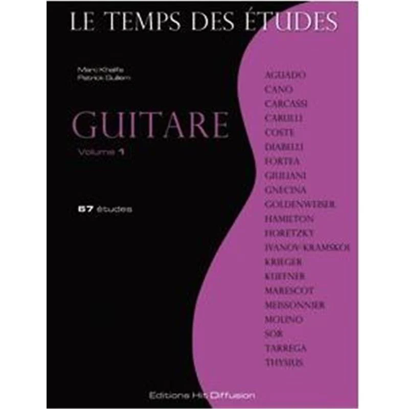 Compilation - le Temps des Etudes Guitare Vol.1 67 Etudes