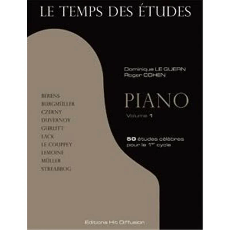 Compilation - le Temps des Etudes Piano Vol.1 50 Etudes Celebres pour le 1er Cycle de Piano