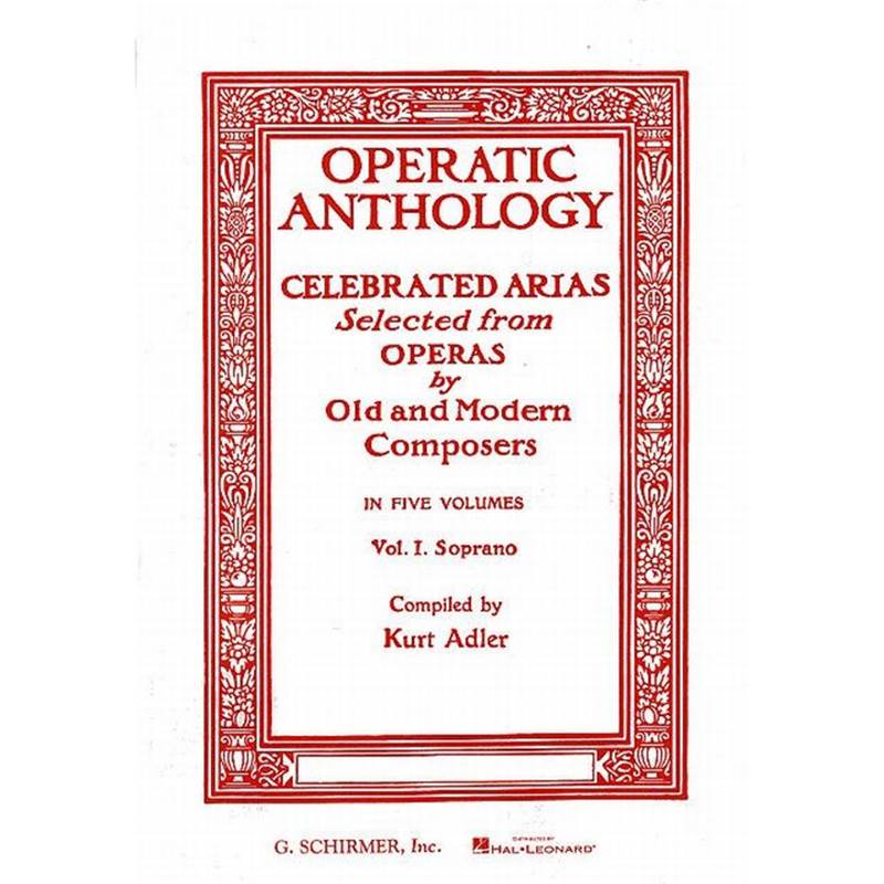 Compilation - Operatic Anthology Vol.i : Soprano Soprano/piano