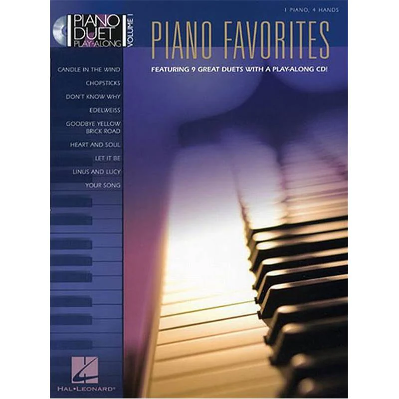 Compilation - Piano Duet Play Along Vol.01 Piano Favourites + Cd