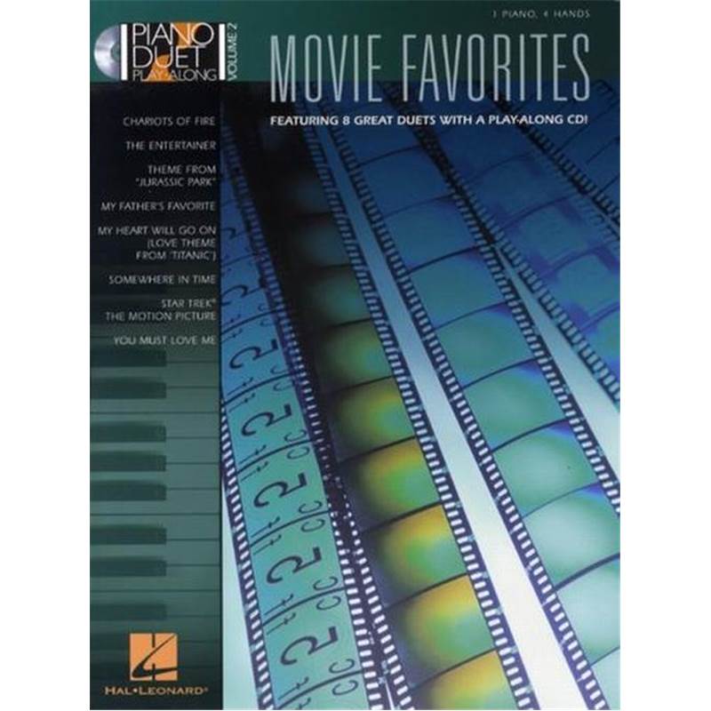 Compilation - Piano Duet Play Along Vol.02 Movie Favourites + Cd