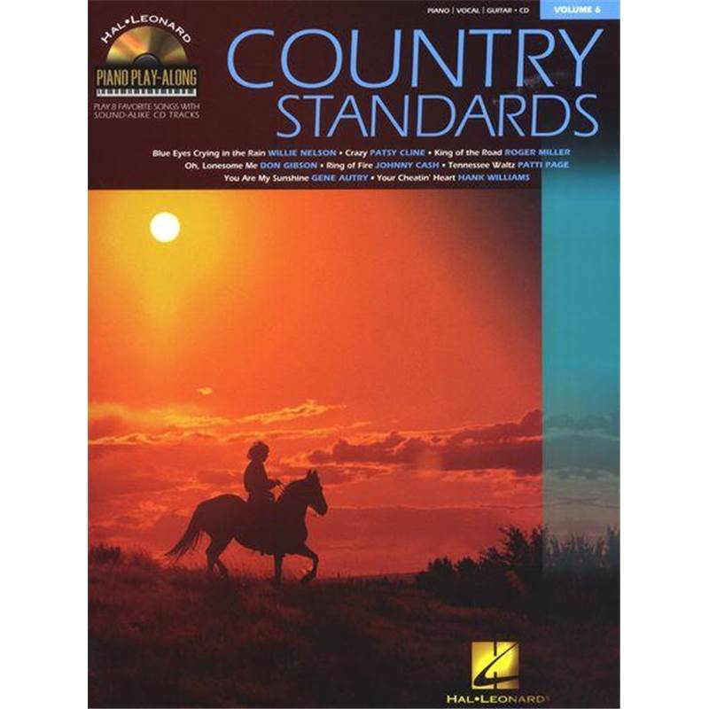 Compilation - Piano Play Along Vol.006 Country Standards + Cd