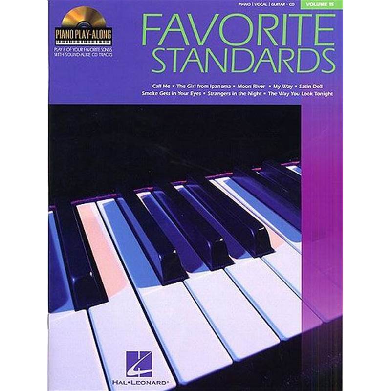 Compilation - Piano Play Along Vol.015 Favorite Standards + Cd