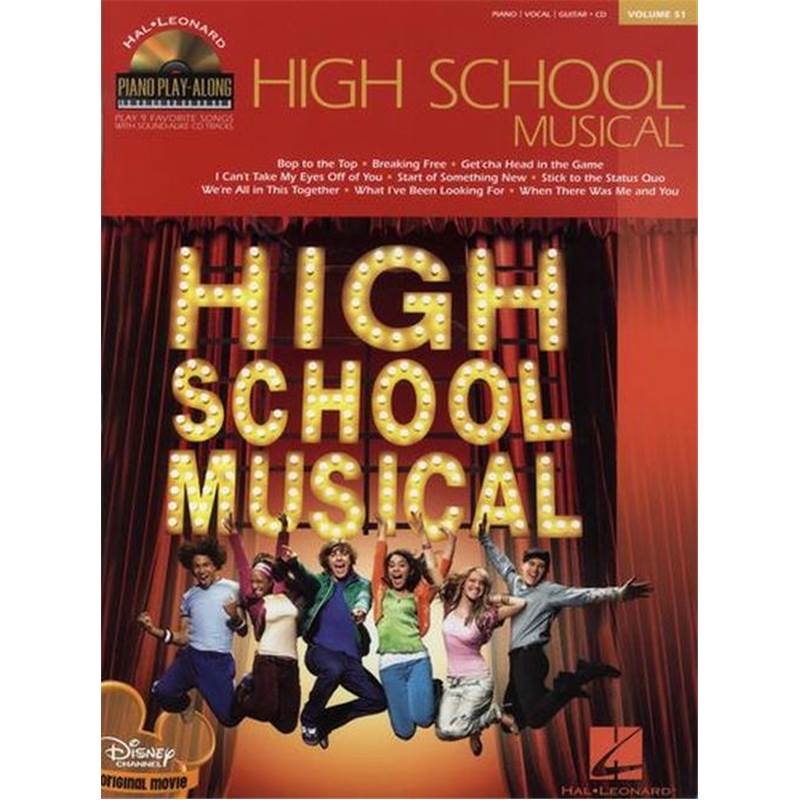 Compilation - Piano Play Along Vol.051 High School Musical + Cd