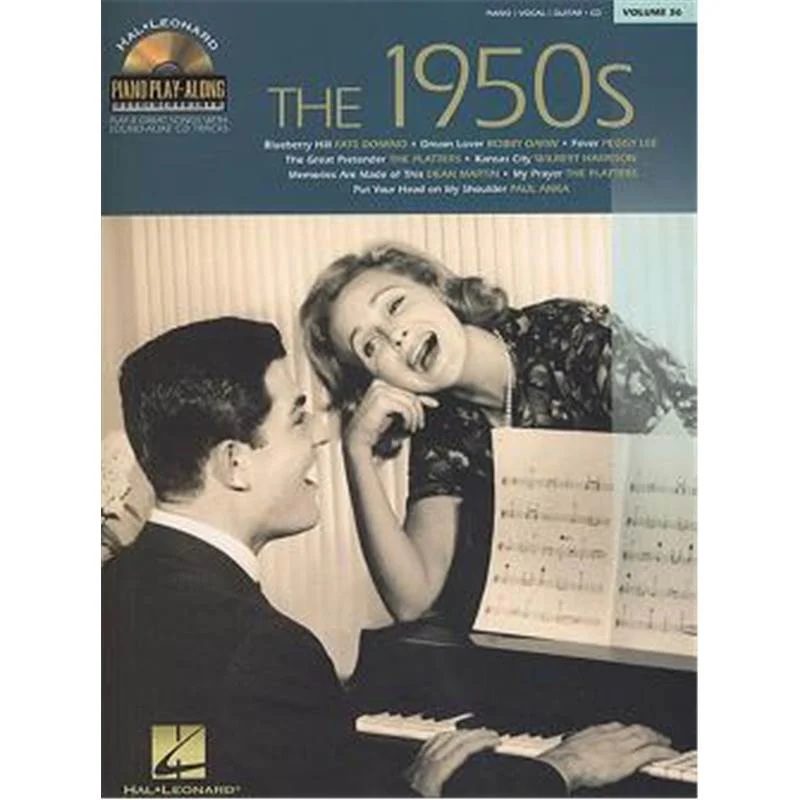 Compilation - Piano Play Along Vol.056 The 1950's + Cd