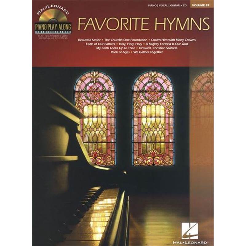 Compilation - Piano Play Along Vol.089 Favorite Hymns + Cd