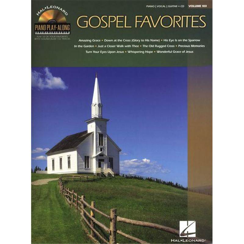 Compilation - Piano Play Along Vol.103 Gospel Favorites + Cd