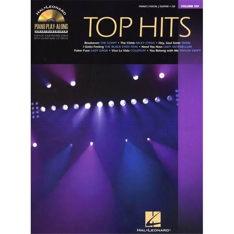 Compilation - Piano Play Along Vol.109 Top Hits + Cd
