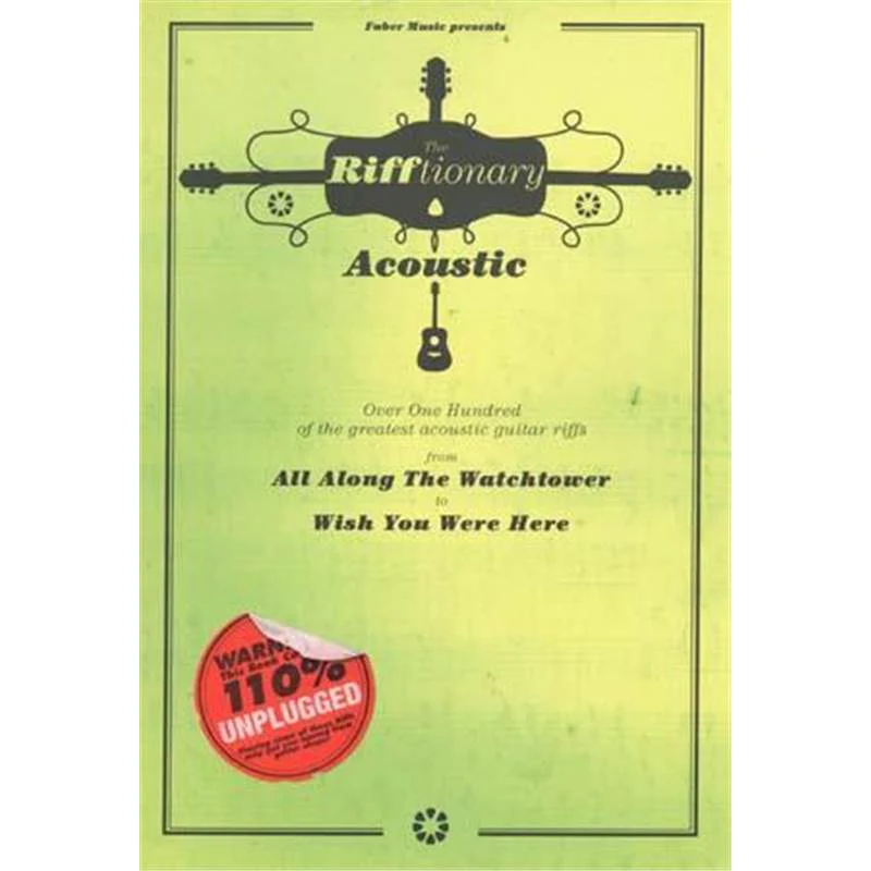 Compilation - Rifftionary Acoustic Guitar (poche) 140 Riffs