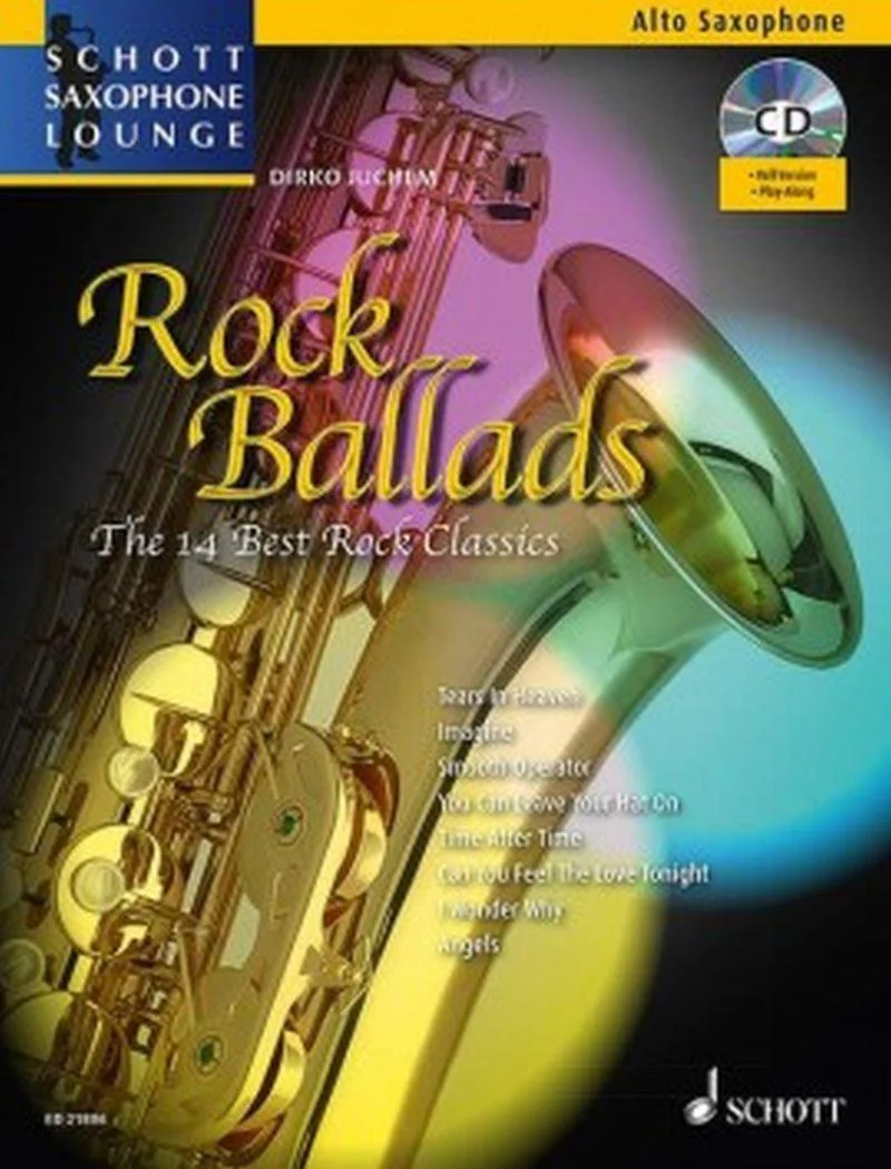 Compilation - Rock Ballads For Alto Saxophone (mib) +online Audio File