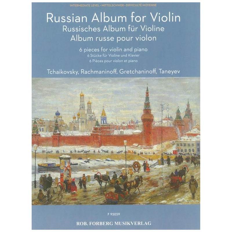 Compilation - Russian Album For Violin 6 Pieces pour Violon et Piano