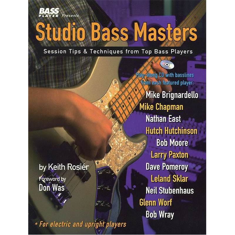 Compilation - Studio Bass Masters Tab. Masterclass des Plus Grands Bassistes de Studio + Cd