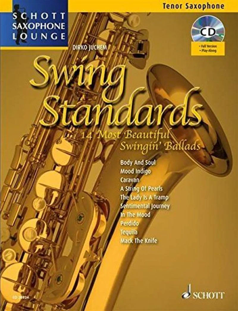 Compilation - Swing Standards For Tenor Saxophone (sib) avec accès audio
