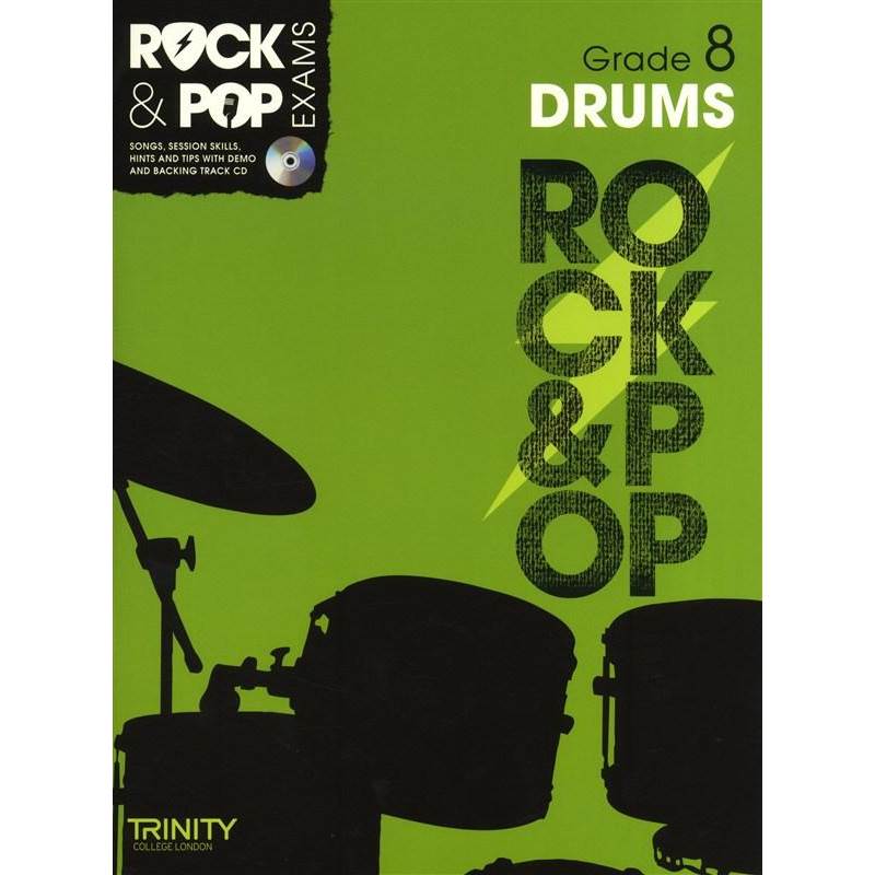 Compilation - Trinity College London : Rock & Pop Grade 8 For Drums + Cd