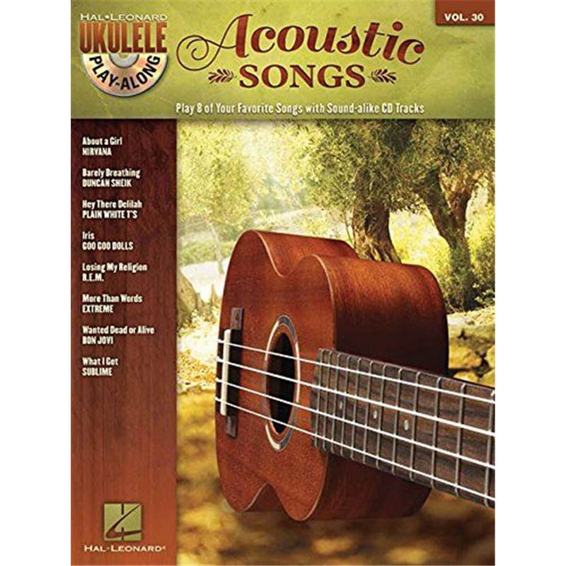 Compilation - Ukulele Play Along Vol.30 Acoustic Songs + Cd