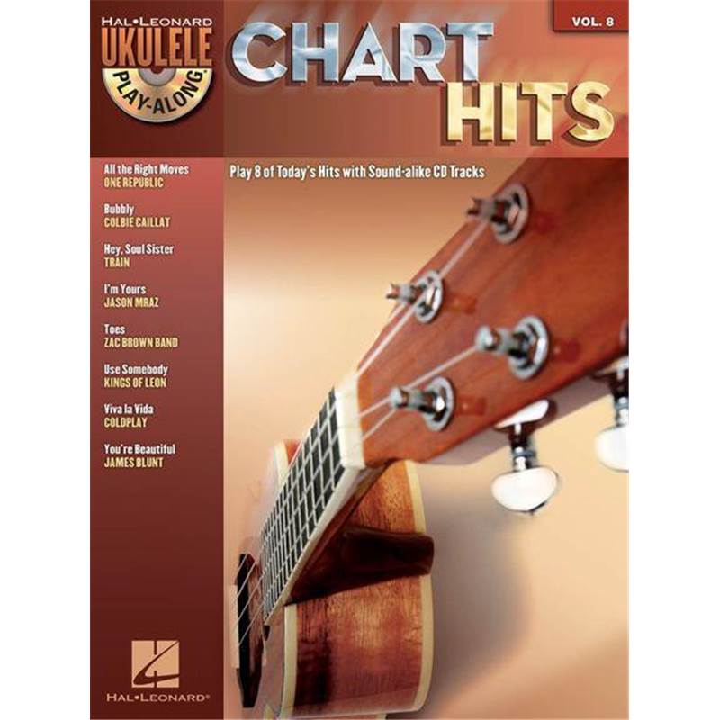 Compilation - Ukulele Play Along Vol.8 Chart Hits + Cd