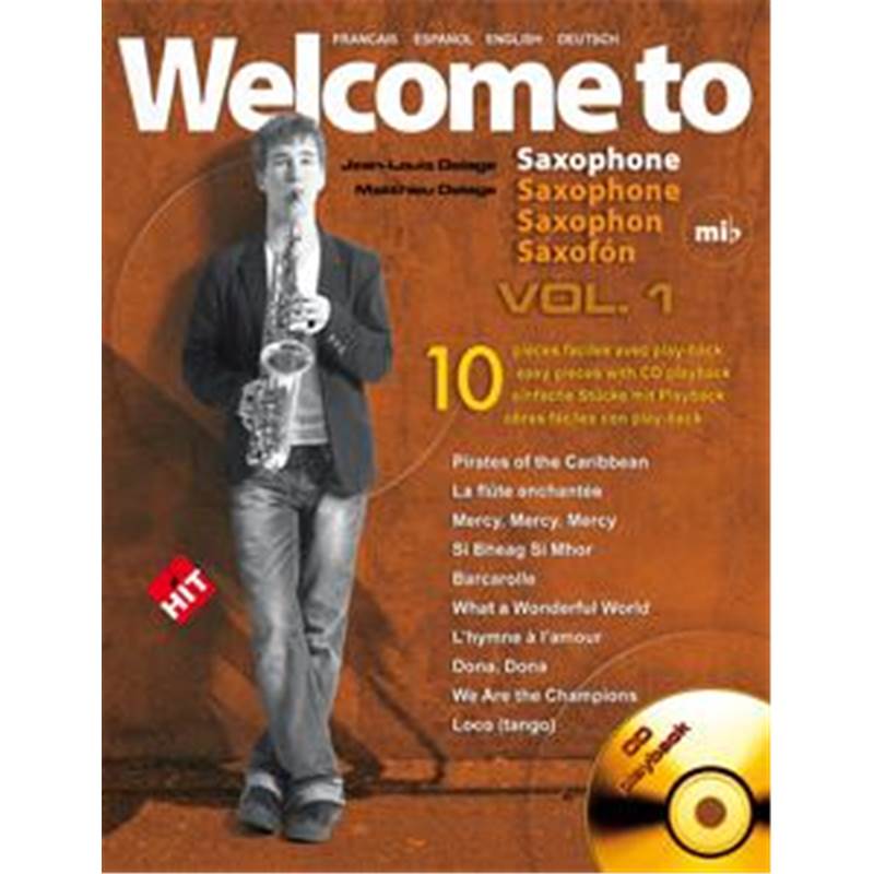 Compilation - Welcome To Saxophone Vol.1 Mib + Cd