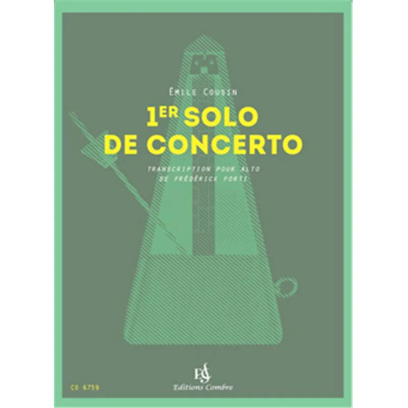 Cousin Emile - 1er Solo de Concerto - Alto et Piano