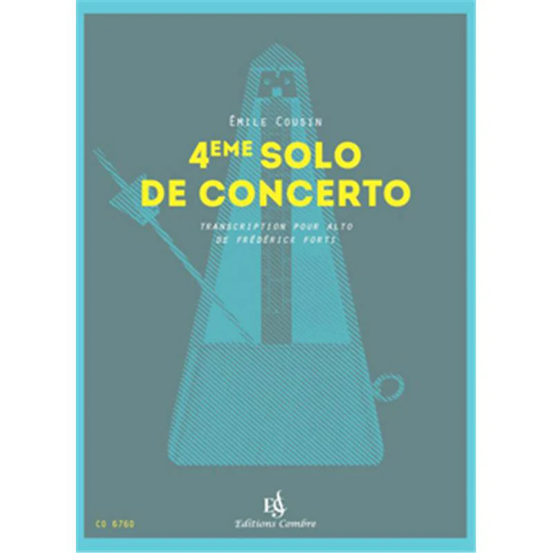 Cousin Emile - 4eme Solo de Concerto - Alto et Piano