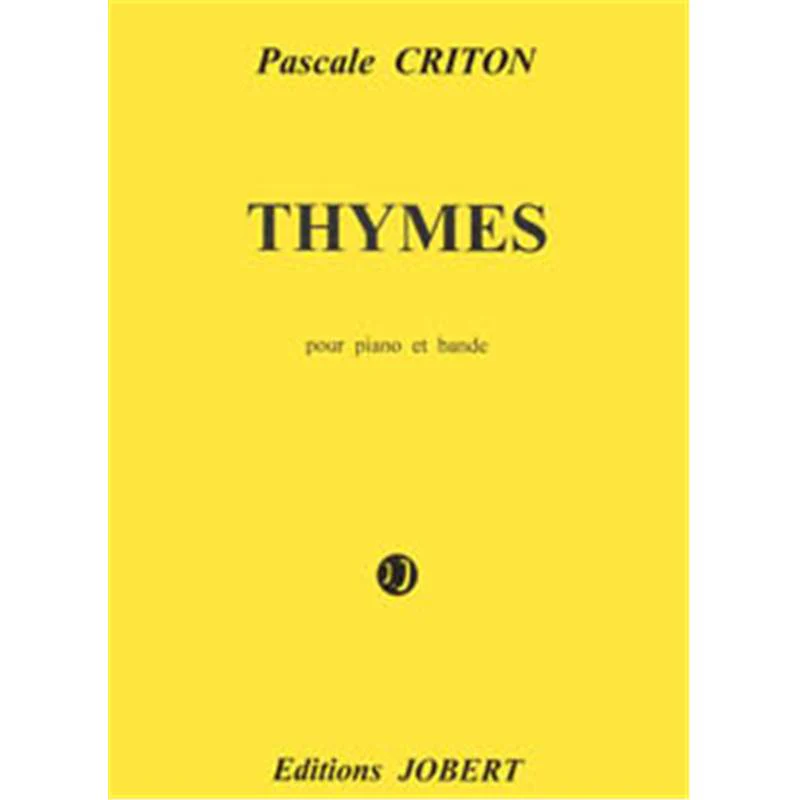 Criton Pascale - Thymes - Piano et Bande