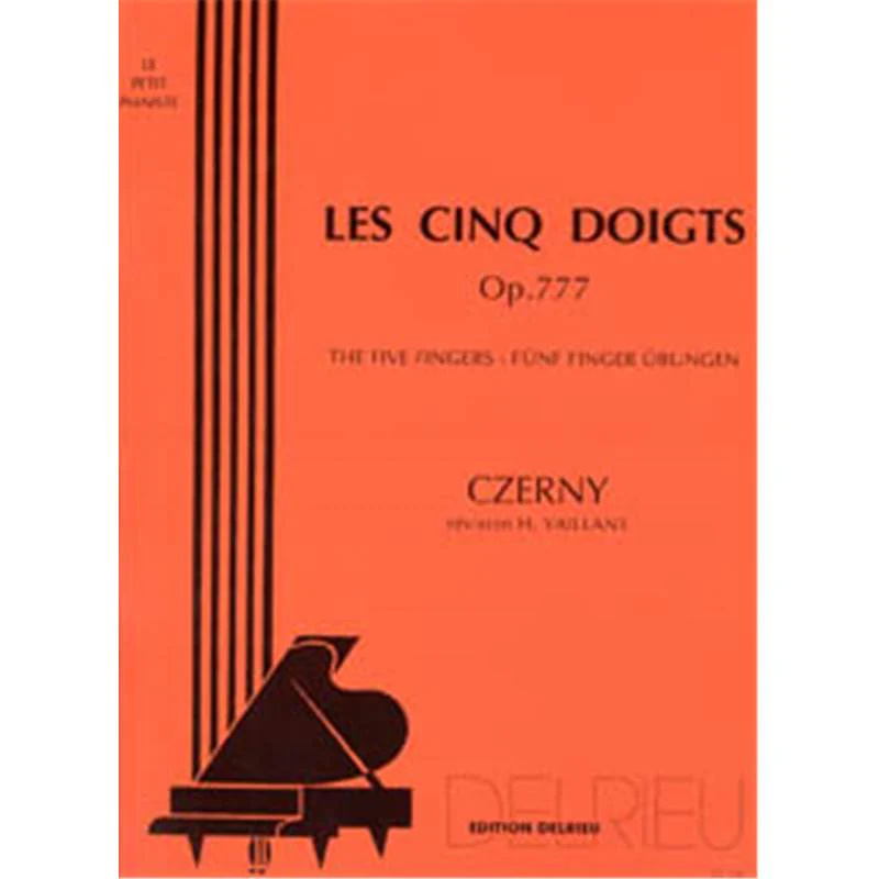Czerny Carl - les 5 Doigts Op.777 - Piano