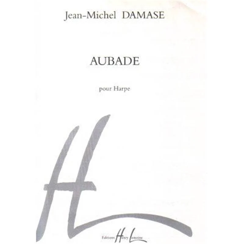 Damase Jean-Michel - Aubade - Harpe