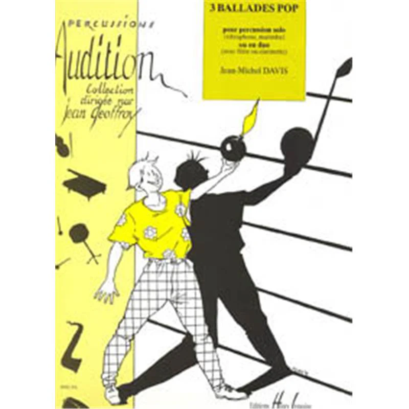 Davis Jean-Michel - Ballades Pop (3) - Vibraphone ou Marimba et Flute ou Clarinette