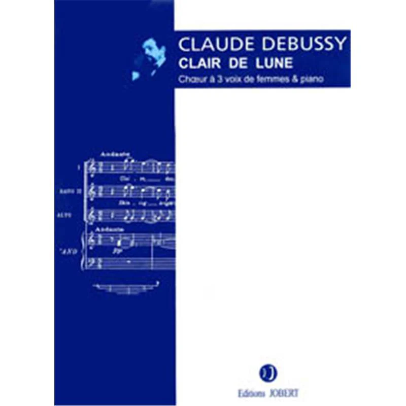 Debussy Claude - Clair de Lune - Choeur (ssa) et Piano