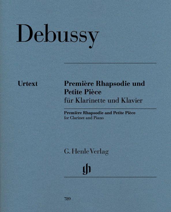 Debussy Claude - Premiere Rhapsodie et Petite Piece- Clarinette et Piano