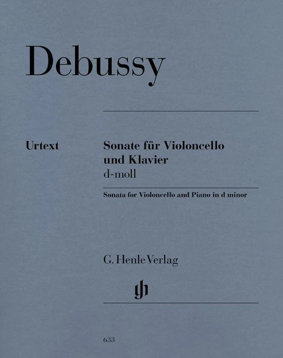 Debussy Claude - Sonate en Re Mineur - Violoncelle et Piano