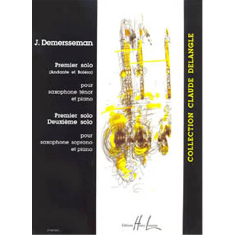 Demersseman Ja - 3 Solos - Saxophone Sib et Piano