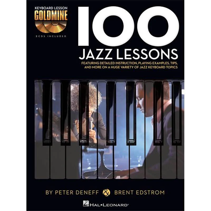 Deneff / Edstrom - 100 Jazz Lessons Keyboard Lesson Goldmine Series + 2 Cd