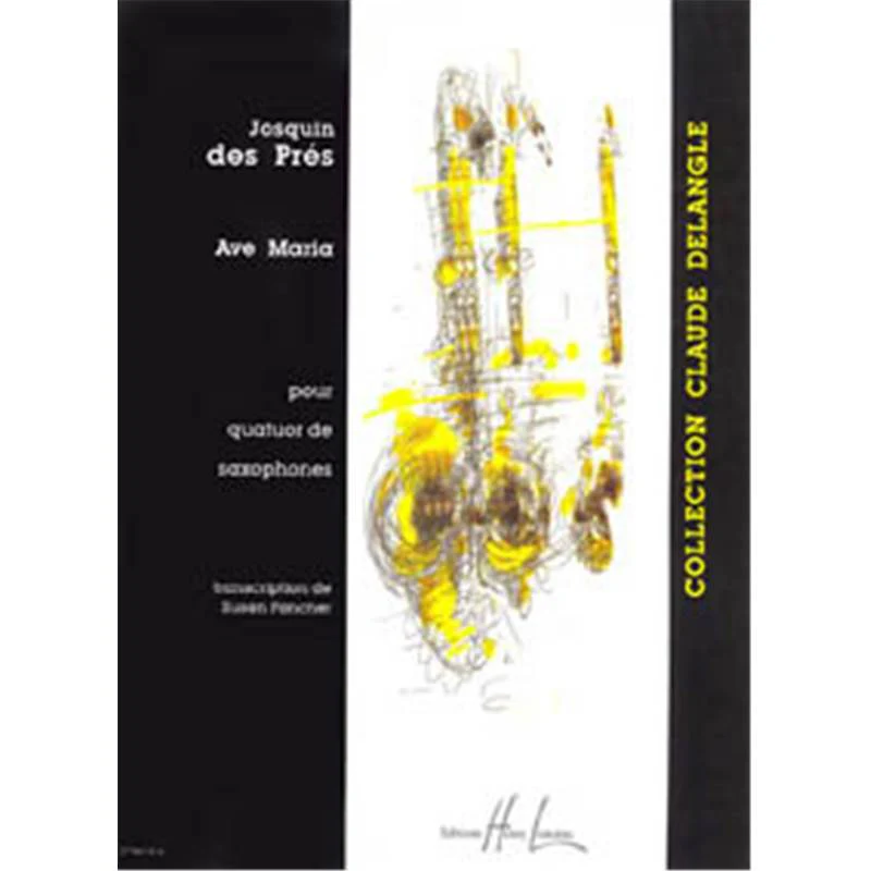 des Pres Josquin - Ave Maria - 4 Saxophones