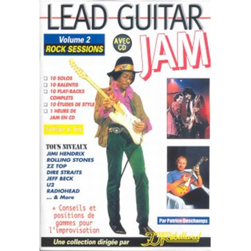 Deschamps Patrice - Lead Guitar Rock Sessions Vol.2 + Cd