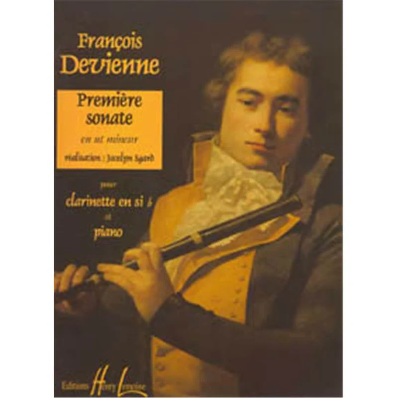 Devienne Francois - Sonate N1 en Ut Min. + Cd - Clarinette et Piano